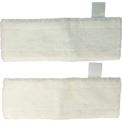 Vhbw - Lot de 2 lingettes compatible avec Kärcher sc 1 EasyFix, sc 1 EasyFix Premium balai vapeur - serpillière