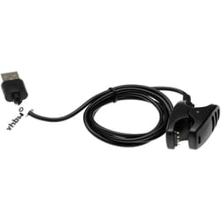 Vhbw - Câble de charge compatible avec Suunto 3 Fitness, 5, Spartan Trainer smartwatch traqueurs de fitness - Station de charge, noir