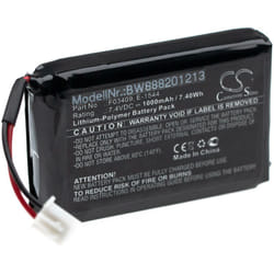 Vhbw - Batterie compatible avec Satlink WS-6922, WS-6910, WS-6906, WS-6908, WS-6912, WS-6909 outil de mesure (1000mAh, 7,4V, Li-polymère)