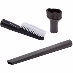 vhbw - the clever way Kit de buses et brosses avec 3 pièces pour aspirateur avec un tube rond de 35 mm de diamètre Le jeu d'a ...