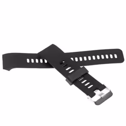 vhbw bracelet compatible avec Garmin Forerunner 35 30 montre connectée - 135 + 94 cm silicone Noir
