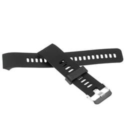 vhbw bracelet compatible avec Garmin Forerunner 35 30 montre connectée - 135 + 94 cm silicone Noir