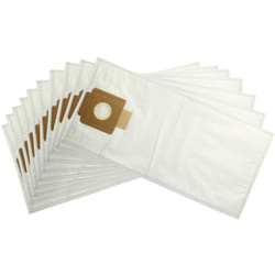 Vhbw - 10x Sacs compatible avec Kärcher bv 5/1, bv 5/1 bp, ds 5300 aspirateur - microfibre non tissée, 7 l, 55cm x 24,7cm blanc