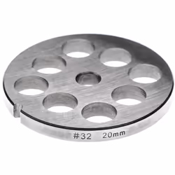 vhbw - the clever way Grille de hachoir à viande de rechange - Diamètre de la grille : 99,5mm - Diamètre du trou central : 13 ...