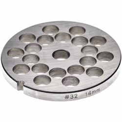 vhbw - the clever way Grille de hachoir à viande de rechange - Diamètre de la grille : 99,5mm - Diamètre du trou central : 13 ...
