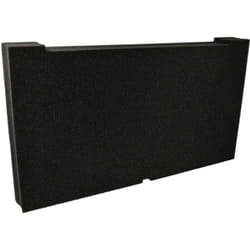 Vhbw - 1x Insert en mousse compatible avec Dewalt Tough-Box DS150, DS300, DS400 coffre à outils - mousse personnalisable, 2 couches, noir