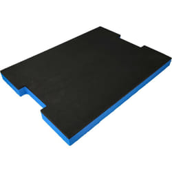 Vhbw - Insert en mousse compatible avec Bosch Sortimo L-Boxx 4.0 LB4 caisse à outils - mousse rigide, noir-bleu, 30mm