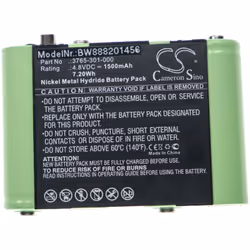 vhbw - the clever way - Batterie de rechange de haute qualité avec une grande autonomie et compatible avec votre lampe de poc ...