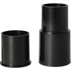 Vhbw - 2x Adaptateur d'aspirateur pour buse d'aspirateur, tube d'aspirateur / poignée avec connexion 32 et 35 mm - noir, plastique