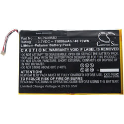 Vhbw - Batterie compatible avec Autel MaxiSys MS908, MS908CV, cv, MS908P appareil de diagnostique de véhicule (11000mAh, 3,7V, Li-polymère)