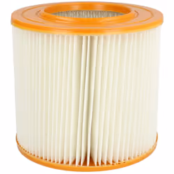 vhbw - the clever way Filtre plissé compatible pour votre aspirateur industriel, pour aspiration à sec ou humide - Finition s ...