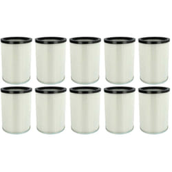 10x filtre plissé compatible avec Kärcher nt 90/2 Me Classic vex, nt 90/2 Me Classic Edition eu aspirateur - blanc - Vhbw