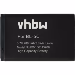 vhbw - the clever way - Batterie de rechange de haute qualité avec une grande autonomie et compatible avec votre système de n ...