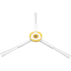 Vhbw - brosse latérale de rechange compatible avec Xiaomi Mi Vacuum Robot, Roborock S50 robot aspirateur - blanc / jaune