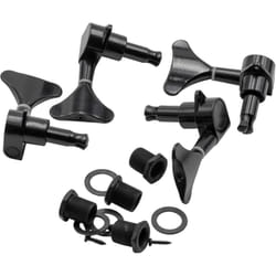 Chevilles, mécaniques 2R2L pour guitare, basse - Trou de perce, 14 mm, noir - Vhbw