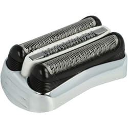 Tête rasoirs électr. compatible avec Braun ancienne génération 300, 310, 320, 330, 340, 350, 350cc, 360, 370, etc... - argenté - Vhbw