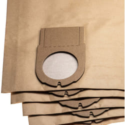 Vhbw - 5x sacs compatible avec Metabo asa 2025, asa 9050, asr 1250, sho 1150 aspirateur - papier, 67.9cm x 24.15cm, marron