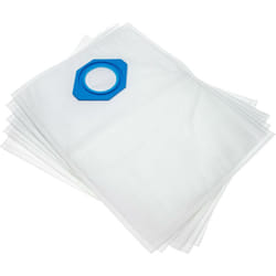 vhbw 5x Sacs compatible avec Nilfisk 545 HS, B8020, B8000, B8500, B8170, B8120 aspirateur - microfibre non tissée, 37,8cm x 29,8cm blanc