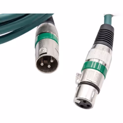 Câble lumière DMX professionel - Pour une connexion des différents appareils d'éclairage, comme les gradateurs, projecteurs, ...