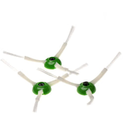 vhbw Ensemble de brosses 3 x brosse latérale pinceau rond compatible avec iRobot Roomba E5, E6, E7, i7, i7 Plus, i7+ robot aspirateur