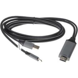 Vhbw - Câble de données 2 en 1 hdmi vers usb (câble y usb c 3.1 + usb a 2.0 vers prise hdmi) par ex compatible avec Apple Macbook - 2m