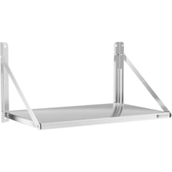 Royal Catering - tagère murale pliable - Acier inoxydable - 80 x 45 cm - 40 kg
