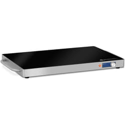 Chauffe Plat Électrique Plaque De Maintien Au Chaud Inox Verre 62x35cm 60-105 °c