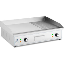 Plancha Électrique Professionnelle Grill Plaque De Cuisson Lisse 72x42cm 3000W