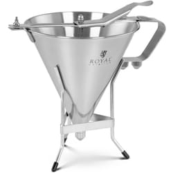 Entonnoir de remplissage - 1,8 L - acier inoxydable - 3 pics de remplissage