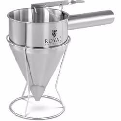 ⭐⭐⭐⭐⭐ Entonnoir à piston en acier inoxydable, idéal pour les sauces, les farces et les pâtes à sucre de marques Royal Caterin ...
