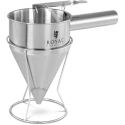 Royal Catering - Entonnoir de remplissage - 1,2 l - Acier inoxydable - Open d'ouverture: 8 mm