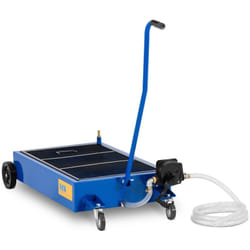 MSW - Bac De Vidange D'Huile Avec Profil Bas Et Pompe Manuelle Récupération 65 Litres
