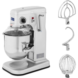 Royal Catering - Pétrin à Spirale Professionnel Système Planétaire & Bol Abaissable 10L 650 w