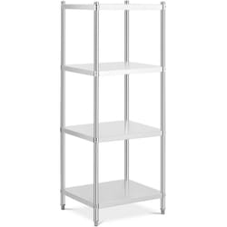 Royal Catering - tagère De Cuisine Professionnelle En Inox 4 Tablettes 70 x 60 x 180 cm 200 kg