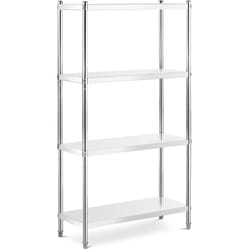 Royal Catering - tagère De Cuisine Professionnelle En Inox 4 Tablettes 110 x 40 x 180 cm 200 kg