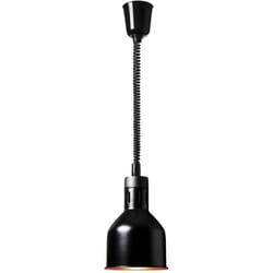 Lampe Chauffante Cuisine Chauffe-Assiette Plat Restauration Acier 17x17x28,5cm