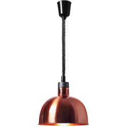 Royal Catering - Lampe chauffante - cuivre - 29 x 29 x 29 cm Acier - Hauteur réglable