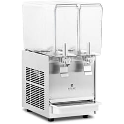 Royal Catering - Distributeur Jus De Fruits Boisson Froide Cocktail Smoothie Réfrigéré 2 x 10L