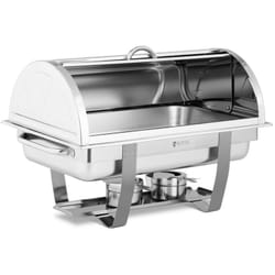 Royal Catering - Plat de frottement - gn 1/1 8,5 l - 2 Piles à combustible - Stand étroit