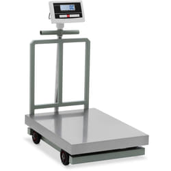 Balance Plateforme Sol Professionnel Industriel Mobile Roues 1000kg ±0,2kg kg/lb