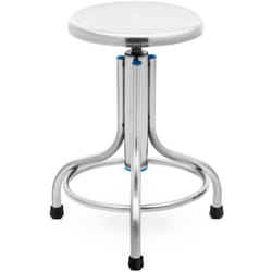 Tabouret de laboratoire - acier inoxydable - 150 kg