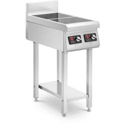 Royal Catering - Cuisinière à induction 2 plaques Sur pieds Minuterie 2 x 3500 w