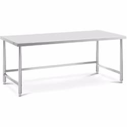 Description générale La table de travail en inox de la marque Royal Catering est conçue pour les cuisines professionnelles, o ...
