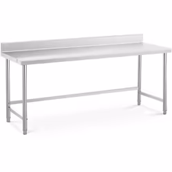 ⭐⭐⭐⭐⭐ Une table en inox faite pour durer qui offre un vaste espace de travail de marques Royal Catering ✅ Modèle: RCAT-200/70 ...