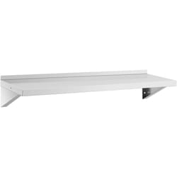 Royal Catering - Boîtier mural - Acier inoxydable - 120 x 40 cm - jusqu'à 80 kg