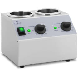 Saucen Warmer - 2 x 1 L - Panneau de commande ci-dessus - Royal Catering