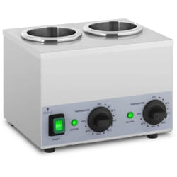 Royal Catering - Saucen Warmer - 2 x 1 l - Panneau de commande ci-dessous