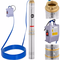Code du fabricant : 10062053 La pompe submersible MSW permet de pomper l'eau de puits, puits, réservoirs ou citernes étroits ...