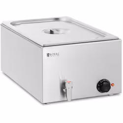 ⭐⭐⭐⭐⭐ Un bain-marie professionnel avec bac perforé GN 1/1 et couvercle pour des plats chauds parfaitement présentés de marque ...