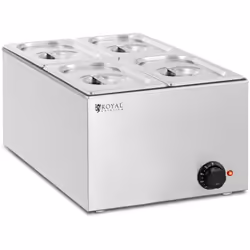 ⭐⭐⭐⭐⭐ Un bain-marie professionnel avec 4 x GN 1/4 bacs et couvercles de marques Royal Catering ✅ Modèle: RCBM_GN1/4_1 ✅ Artic ...